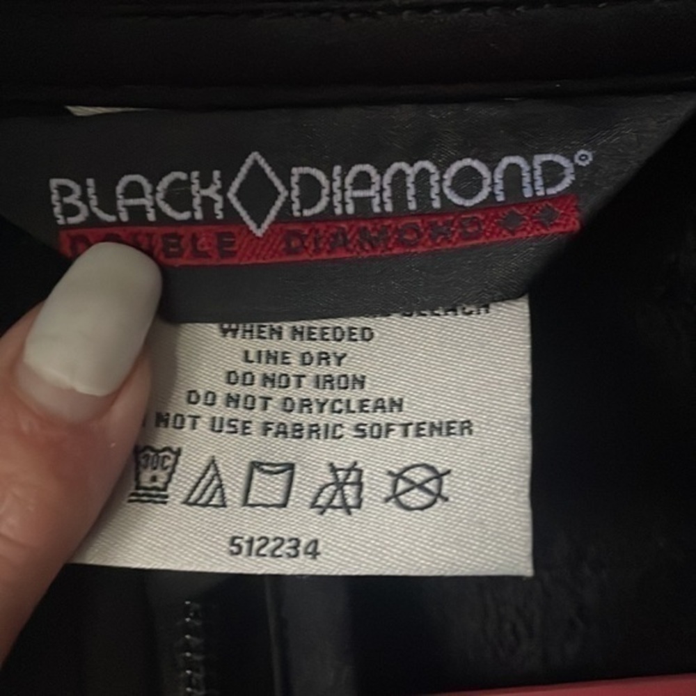 Black diamond coat size XL men’s black - Picture 5 of 11